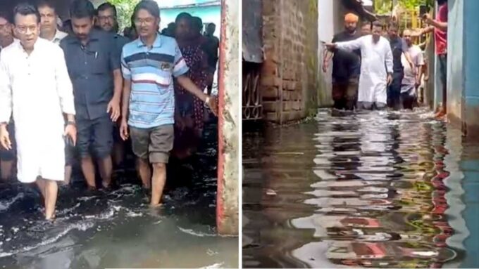 ২৪ ঘণ্টা পরেও জল নামেনি, ‘৩ বছরের মধ্যে বদলাবে হাওড়া’ প্রতিশ্রুতি বিধায়কের