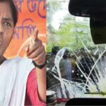 ডিমের আঘাতে থামল গাড়ি, রাস্তায় নেমে মীনাক্ষীর প্রতিবাদ! শীতলকুচি কাণ্ডে চড়ছে রাজনৈতিক পারদ