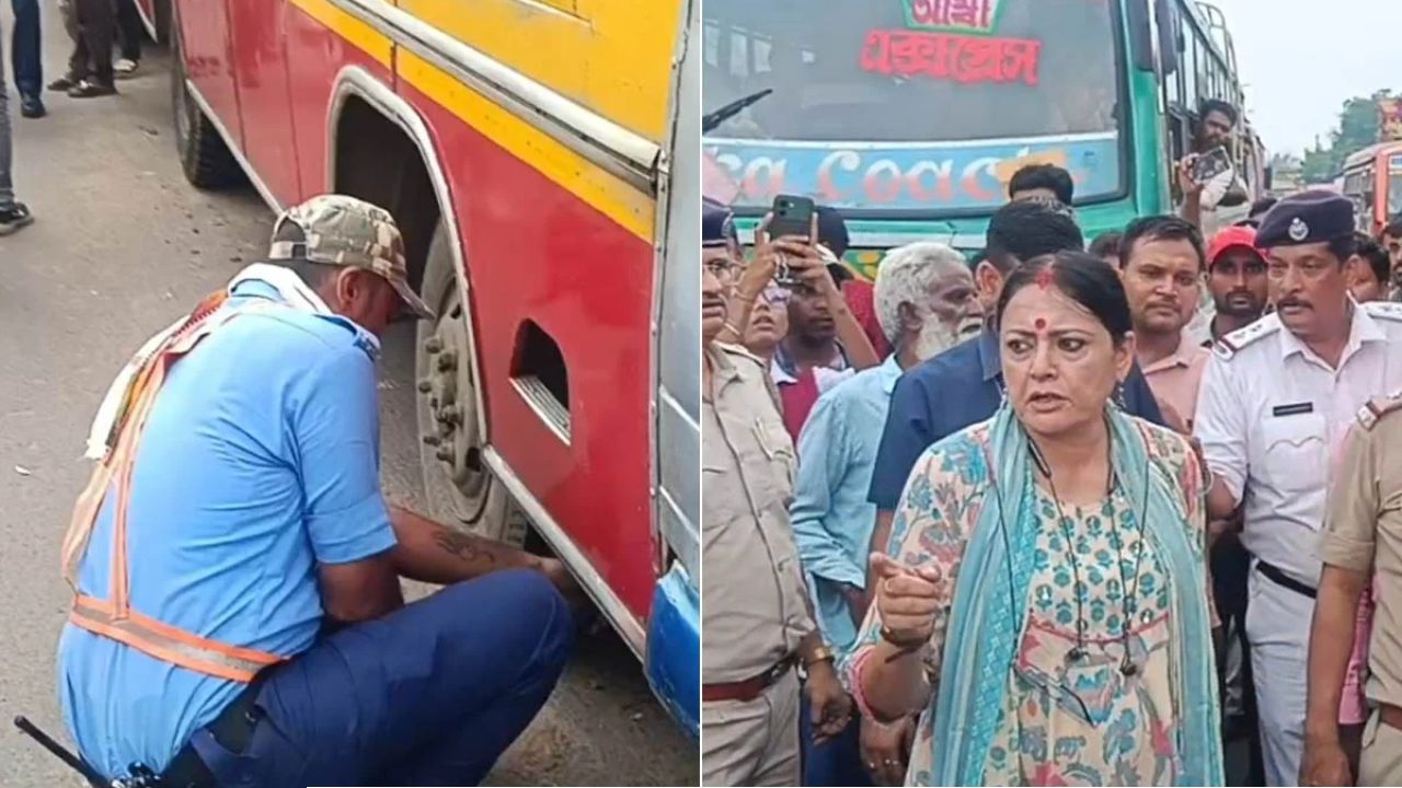 ট্রাফিক পুলিশকে সঙ্গে নিয়ে আসানসোল শহর পরিদর্শন, অবৈধ দখলদারদের কড়া হুঁশিয়ারি অগ্নিমিত্রার