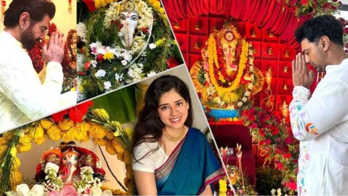 Ganesh Chaturthi 2026: বাপ্পার আরাধনায় টলিপাড়ার তারকারা! জিৎ-দেবের পুজো থেকে দিতিপ্রিয়ার সাজ, নজর কাড়ল কার লুক?