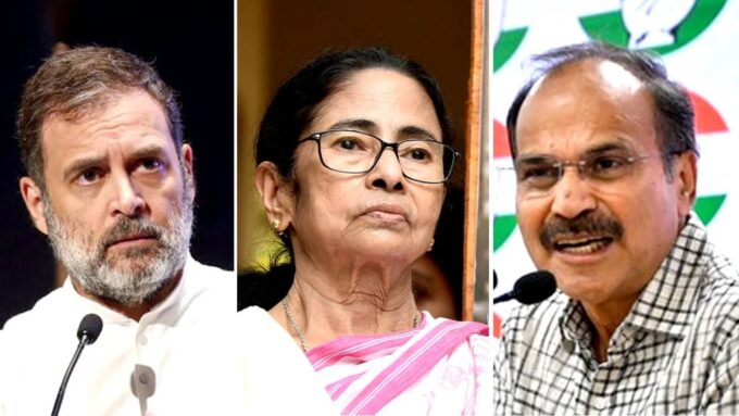 ‘রাহুল গান্ধীর কাছে হাতজোড় করতে হবে মমতাকে’, জোটের ডাক দিতেই তৃণমূল নেত্রীকে নজিরবিহীন আক্রমণ অধীরের