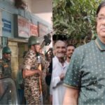 মাথায় হেলমেটের ‘বর্ম’ পরালেও মিলল না রেহাই! থানা থেকে বেরোতেই উদয়ন গুহকে লক্ষ্য করে তুমুল ‘ডিমবৃষ্টি’, উড়ে এল জুতোও