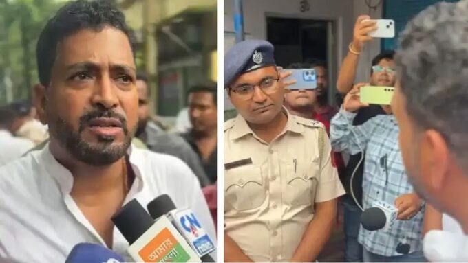 রাস্তা পরিদর্শনে গিয়ে স্থানীয়দের ক্ষোভের মুখে মন্ত্রী শঙ্কর ঘোষ, পুলিশকে কড়া ব্যবস্থা নিতে নির্দেশ