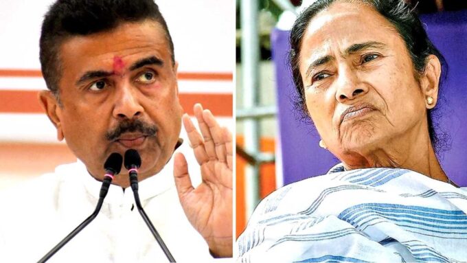 বারুইপুরের ‘প্রতিবাদী’ বিতর্কে তুঙ্গে তরজা, মমতাকে কড়া আক্রমণ শুভেন্দুর