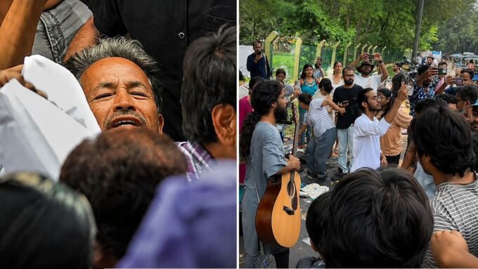সোনমের সমর্থনে অনশন ঘিরে উত্তপ্ত বিশ্বভারতী! SFI-ABVP সংঘর্ষে চাঞ্চল্য শান্তিনিকেতনে
