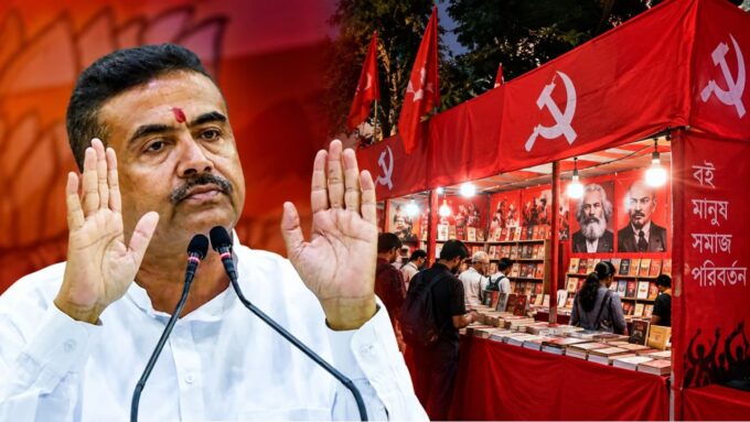 Book Stall Controversy:'শারদোৎসব লিখলে স্টল বন্ধ!' পুজোয় বামেদের বুকস্টলে শুভেন্দুর খাঁড়া